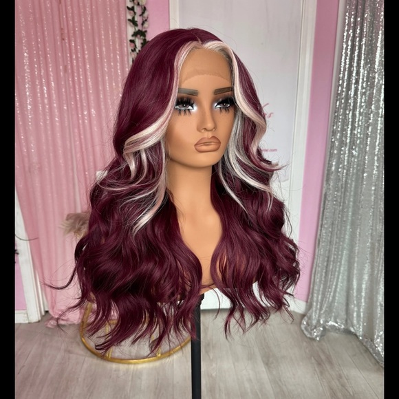 Human Hair Blended Lace Front Wig main image 8